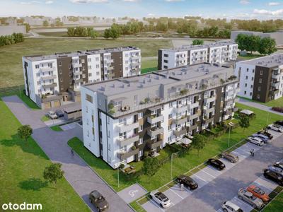 2-pokojowe mieszkanie 44m2 + balkon C2/P4/4