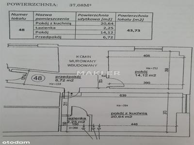 44m² do własnej aranżacji w Śródmieściu.