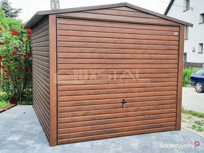 GARAŻ BLASZANY 3m x 5m - dwuspad Brama LUX141