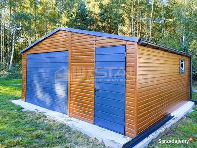 GARAŻ BLASZANY 5m x 6m dwuspadowy LUX205