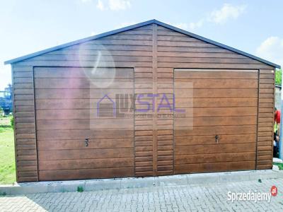 GARAŻ BLASZANY 8m x 6m blaszak dwuspadowy LUX171