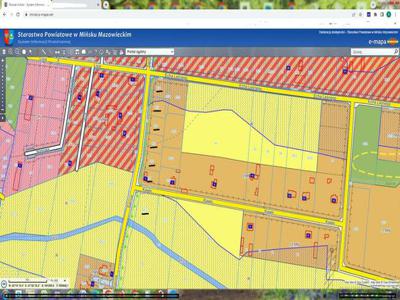 Działka budowlana Zagórze gm.Halinów 5x875m2