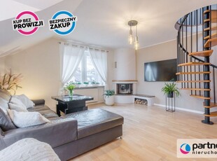 4pok. apartament z kominkiem i 2 łazienkami