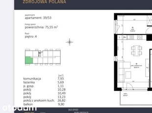 NOWE Mieszkanie 4 pokojowe z pięknym widokiem