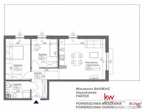 Oferta sprzedaży mieszkania 58.24m2 Luboń Kajakowa