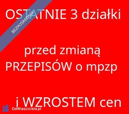 OSTATNIE 3 działki budowlane z gotowym projektem i pozwoleniem na budowę w Przeworsku - MOŻLIWY dowo