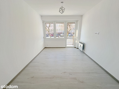 2 pokoje z balkonem - 38,46 m2 - parter os. Asnyka