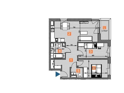 3 Pokoje | 68 M2 | 0% Prowizji | O% Pcc | Balkon