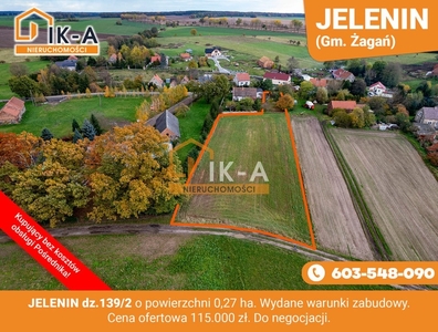 Działka inna Jelenin