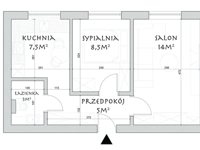 Mieszkanie 37,92 m2 | TYCHY oś A | PIWNICA 8,7 m2