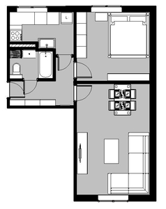 4-pokojowe mieszkanie 86m2 + loggia Bez Prowizji