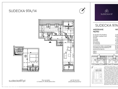 Sudecka 97 | Mieszkanie 97A/14