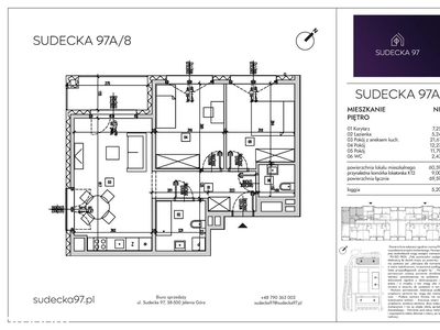 Sudecka 97 | Mieszkanie 97A/8