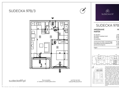 Sudecka 97 | Mieszkanie 97B/3