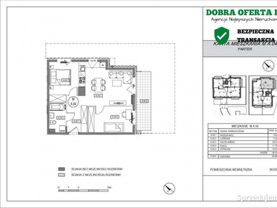 Nowe 3 pok 57m2 z ogródkiem 46m2 Wsch-Płd IVQ24