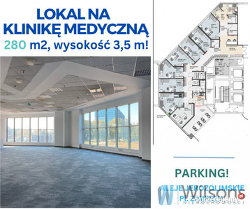 Oferta wynajmu lokalu 280m2 Warszawa