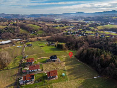 Działka budowlana, skrzynka z prądem, przy lesie, 28km do KR