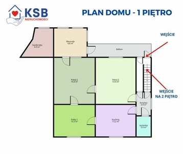 Przestronny dom ~260m2, z dużym warsztatem, 5300m2