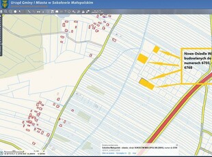 Działka budowlana w Sokołowie Małopolskim