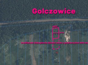 Działka rekreacyjna przy lesie, Golczowice