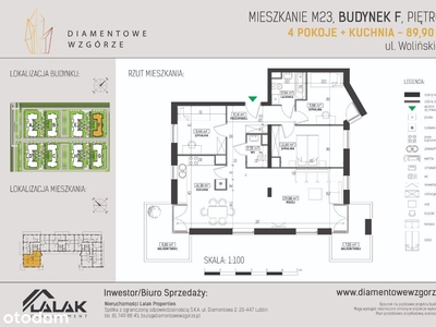 Mieszkanie, 49,73 m², Wilkowice