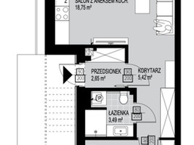 Mieszkanie na sprzedaż, 40 m², Pruszcz Gdański Borkowo, ul. Poziomkowa