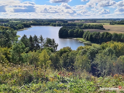 Działka z panoramą. Linia brzegowa.