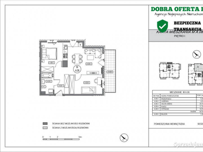 Nowe 3 pok 57m2 + loggia 7.4m2 Wsch-Płd IVQ24