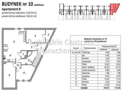 Mieszkanie na sprzedaż 4 pokoje lubiński, 110 m2, 1 piętro