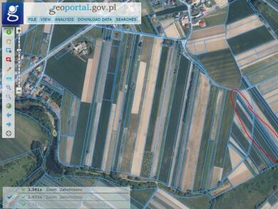 Ciszyca gm. Konstancin-Jeziorna. Dwie Działki rolne ~1200 m2