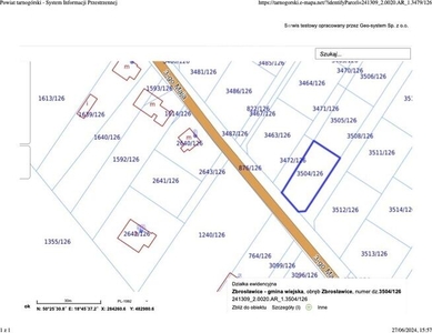 Działka budowlana Zbrosławice 3 Maja