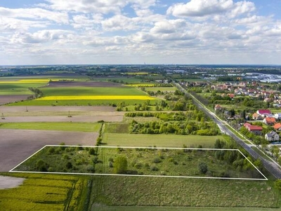 Działka usługowa Stanowice gm. Oława,