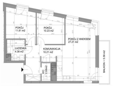 Mieszkanie 3 pokojowe z 2 garażami ul. Rydlówka 44