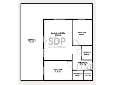 Mieszkanie na sprzedaż 64,55 m², parter, oferta nr 32048