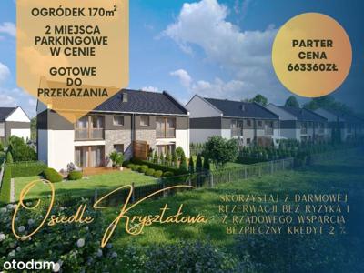 69,1m2(PARTER)+ogródek 170m2*gotowe do przekazania