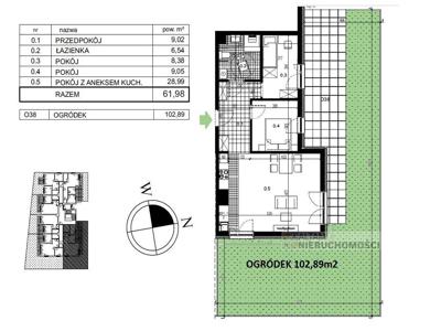 nowe|ogród 103m2|os Wc|Czyżyny/ok M1|0%|Eng