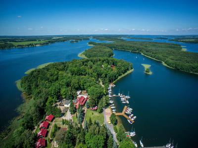 Mazury nad jeziorem działka budowlana