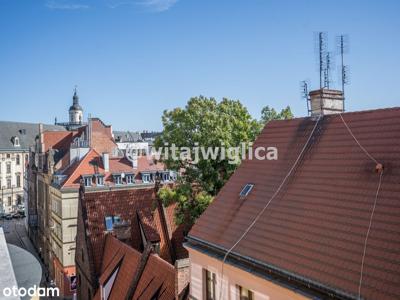 Nowy budynek, przy Rynku, balkon, widok