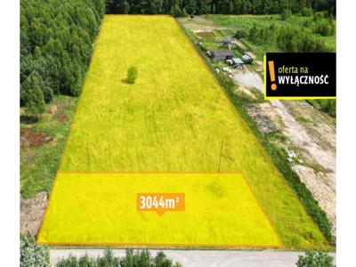 Działka na sprzedaż 3 044,00 m², oferta nr GH340056