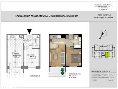 Przy Stadionie | mieszkanie 2-pokojowe | M21