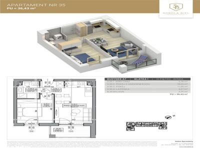 Sobola Biel | mieszkanie 2-pok. | A_7_M35