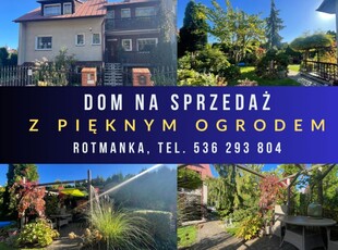 Dom z pięknym ogrodem Rotmanka ul. Sosnowa