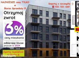 3 pokoje, 59m2, Gorzów Wlkp. Dolinki z ogródkiem