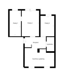 Mieszkanie 3-pok 57m2 Parczew ul. Spółdzielcza