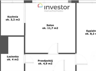 1-pokojowy apartament inwestycyjny 32m2 + loggia