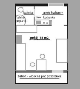 1pok 21m ok. Piłsudskiego BALKON/PIWNICA (Wrocław)