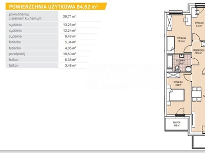 Mieszkanie czteropokojowe na sprzedaż