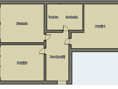 Mieszkanie na sprzedaż, 45 m², Radom Młodzianów