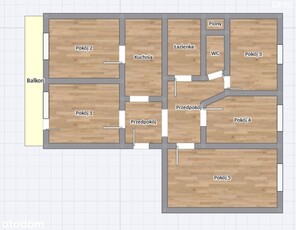 Mieszkanie 5-pokojowe 64 m2, Lsm - Gotowiec inwest