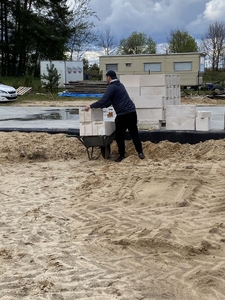 Działka z fundamentami Plęsy